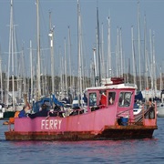 The Hamble-Warsash Pink Ferry