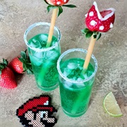 Super Mario Piranha Plant Themed Smoothie
