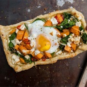 Egg Galette With Potatoes and Cream Cheese