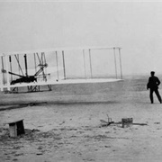 First Powered Flight by the Wright Brothers (John T. Daniels)