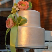 Satin Finish Wedding Cake