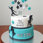 Dance Theme Cake
