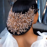 Large Headpiece of Crystals