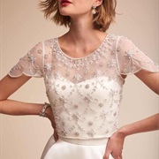 Beaded Bodice Topper for Dress