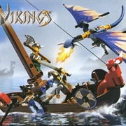 7016 Viking Boat vs. the Wyvern Dragon (Vikings, 2005)