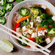 Tofu Rice Noodle Soup