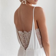 Lace Bodice Under Low-Cut Dress