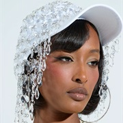 Beaded Ball Cap on Bride