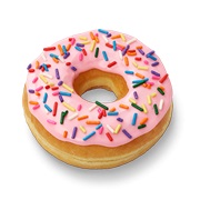 Strawberry Frosted Dunkin' Donut