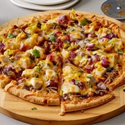 Pizza With BBQ Sauce
