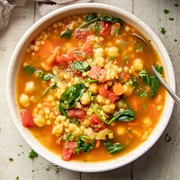Moroccan Vegetable & Couscous Soup