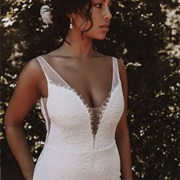 Eyelash Lace Edging on Bodice