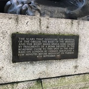 Cleopatra's Needle Shrapnel Scars