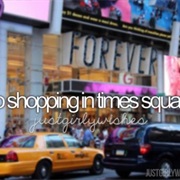 Go Shopping in Times Square