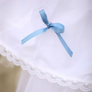 "Something Blue" Ribbon Inside Wedding Dress