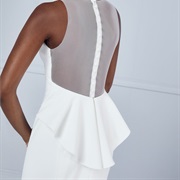 Slight Ruffles on Peplum