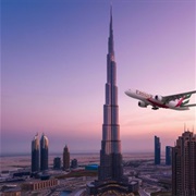 Flown Past, See the Tallest Building in Dubai