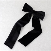 Black Velvet Bow