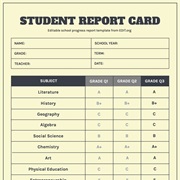 Report Card/Progress Report Day