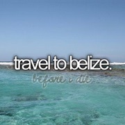 Travel to Belize