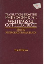 Translations From the Philosophical Writings of Gottlob Frege (Gottlob Frege)