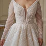 Stripes Made of Beading