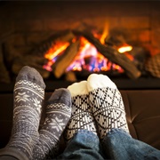 Cozy Up by the Fireplace