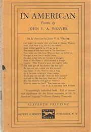 In American; Poems (John Weaver)