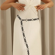 Chain Loop Belt With Dress