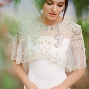 Beaded Cape or Capelet