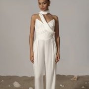 Halter Neck From Draping Up From Bodice