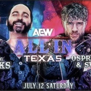 Swerve & Ospreay vs. the Young Bucks AEW All in Texas 2025