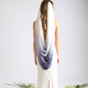 Cape Draped Veil
