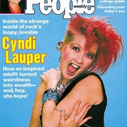 Cyndi Lauper on the Cover of People September 17, 1984