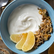 Coffee Chocolate Cranberry Granola With Kefir