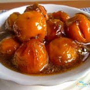 Stewed Golden Plums