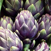 Green and Purple Food