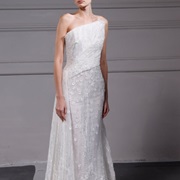 Mirrored Asymmetrical Neckline and Waist