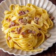 Fettuccine Alla Papalina (Vatican City)
