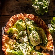 Garlic Chicken and Bacon Caesar  Pizza