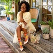 Patterned Bridal Socks