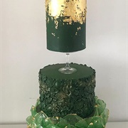 Cake Stand in Middle of Cake