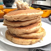 Delicata Squash and Orange Pancakes