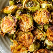 Shredded Parmesan Brussels Sprouts