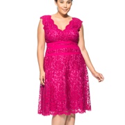 Scallop Neckline Dress