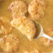 Sopa De Capirotadas (Cheese Dumpling Soup)