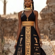 Ancient Egyptian Themed Wedding Outfit