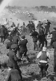Republic Steel Strike Riots Newsreel Footage (1937)