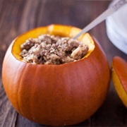 Dinner in a Pumpkin