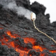 Roast Marshmallows on a Volcano